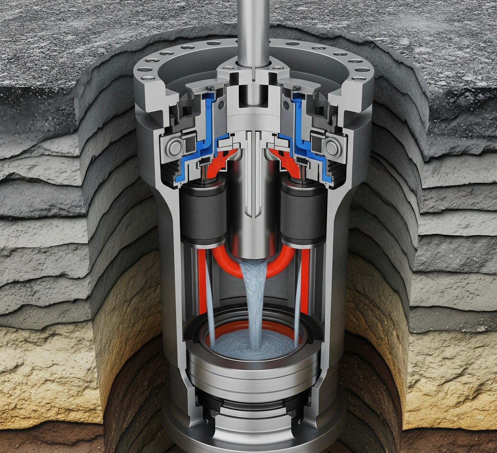 Stage cementing Image